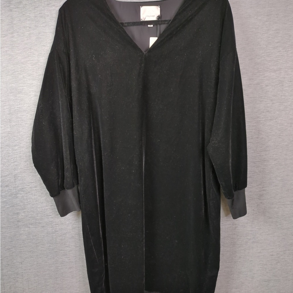 Cinq a Sept Velvet Shift Dress- w/ flaws - Picture 5 of 12